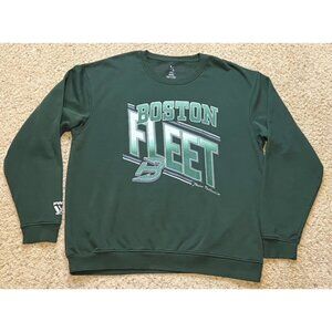 Boston Fleet PWHL Peace Collective Green Crewneck Sweatshirt Size Unisex XXL EUC